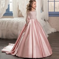 Long Tailed Flower or Piano Dress Ages Up To 12