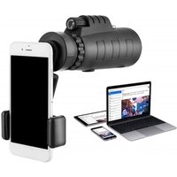 2019 Trending Portable Optical Monocular 40x60 Hunting night telescope and Plastic material universal zoom Phone lens telescope