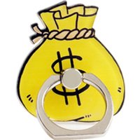Money Yellow Dollars Personalized Mobile Cute Cell Phone Grip Ring Holder
