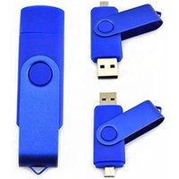 2 In 1 Otg Usb Flash Drive 8 gb Plastic Case Swivel Twister Otg Dual Usb 3.0 8gb Usb Otg Flash Drive for Android