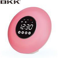 Wake up Light Alarm Clock Bluetooth Speaker (J12)