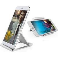 Adjustable foldable metal aluminium table mobile phone holder stand
