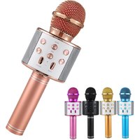 Professional Bluetooth wireless Microphone Handheld Microphone Mic Karaoke Microphone Music Player Singer Recording