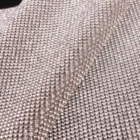 2mm Clear Crystal Adhesive Rhinestone Sheets Fabric