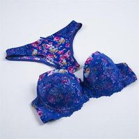Small Floral Print Bra Panty Set