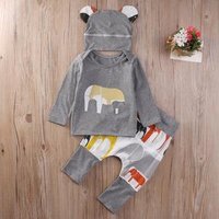 3 Piece Long Sleeve Cotton Clothes Set
