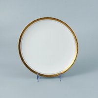 Ceramic Porcelain Golden Rim Dinner Plate