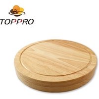 Bamboo Cheese Board with Cutlery Set, Wood Charcuterie Platter and Serving Meat Board with Slide-Out Drawer