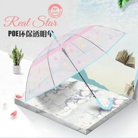 Clear Straight Transparent Umbrella