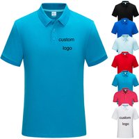 High Quality Cotton Casual Customized Uniform Plain Golf Shirt Blank T Shirt Mens Polo Shirts With Logo Custom
