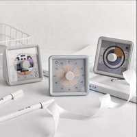 Visual Analog Timer,Countdown Clock,No Loud Ticking,Time Management Tool for Kids and Adults