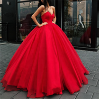 Long Sweetheart Ball Gown Prom Dress 2018