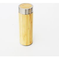 Bamboo Travel Thermos Cup Stainless Steel Water Vacuum Flasks Coffee Keep Warm Tea Cup