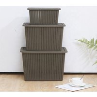 Plastic Home Storage Box Container Lid