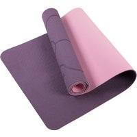SHENGDE Workout Exercise Pilates Extra Thick Folding Yogamat Custom Print Logo TPE Yoga Mat