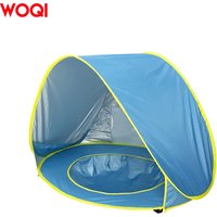WOQI Pop-up Tent and Automatic Instant Portable Cabana Beach Tents Camping Outdoor Waterproof Tent