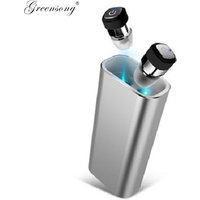 Greensong Dual Ear Earbuds Wireless Headsets, Colorful Sports TWS Mini Bluetooth Earphone 5.0 Headphone with Charging Box