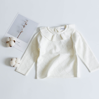 Frill Collar Plain Sweater