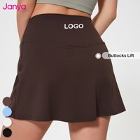 Janya Tennis Skirts for Women Wholesale Sportswear Skirt Outfit Dress Ladies Outdoor Sports Gym Custom Logo Print Tennis Skirts
