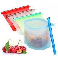 Reusable Silicone Food Storage Bag for Kitchen Use