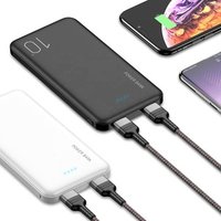 Great Free Shipping RAXFLY Brand Fast Charging Led Display Portable Super Thin Ultra Slim Power Bank Charger