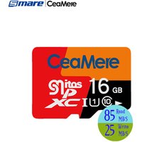 Ceamere Wholesale Fast Speed 16GB MicroSDHC Memory Cards w Adapter Class 10 UHS-I Full Capacity Microsd 16GB Memory Card