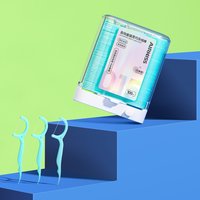Airkiss Automatic Dispenser 100pcs Box Packing Tooth Pick Floss Picks Dental Floss Pick for Home Use
