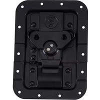 Classic Black Recessed Spring-Loaded Butterfly Latches for Flight Cases