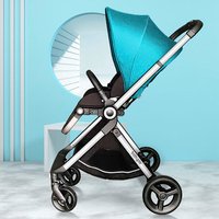 Aluminium stock baby stroller 2 in 1 baby buggy electric luxury stroller for babies