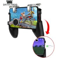 Data Frog PUBG Mobile Game for Fort/nite Controller Gaming Joystick Trigger Fire Button Aim Key Shooter GamePad Handle Stand