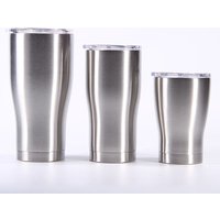 30oz modern curve tumbler water warmer bottle double wall stainless steel insulated tumbler coffee mug with slide lid