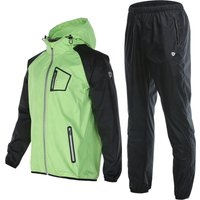 Sauna Clothes Plus Size Customer logo Zipper Cardigan Sports Suit Men's Fitness Running Gym Boxing Sauna Fat Reducing Clothes