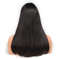 Factory Direct Sale Natural Silky Straight Wave Silk Top Kosher Wig Virgin Brazilian Human Hair Lace Front Jewish Wig for Women