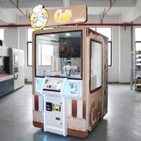 IPLAY SMART Ice Coffee Vending Machine Fully Automatic Bank Note System Fresh Bean Coffee Machine Cold Hot Touchscreen 32inch