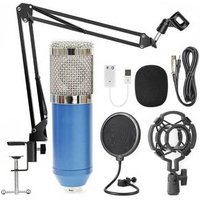 With Scissor Stand Pop Filter BM800 Recording Dynamic Condenser Microphone with Shock Mount