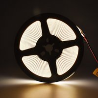 COB LED Light Strip 3M Tape 480LEDs/m Ra>90 Beam Angle 180 DV12V/24V 8mm Width PCB IP20 Remote Control WIFI Switch Mode