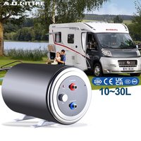 High Quality Plastic Housing Smart IPX4 Waterproof Electric Water Heater for RV Car Camping Outdoor 10-30L Storage Tank