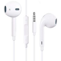 Wholesale 3.5mm Wired Stereo Bass Earphone for iPhone iPad Huawei xiaomi redmi oppo vivo mi mobile mi wireless earbuds