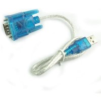 USB 2.0 to RS-232 RS232 DB9 Serial Device Converter Adapter Cable Support Win 7 64 bits