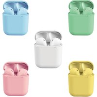 Hot sell logo customized wireless bluetooths TWS inpods i 12 V5.0 Earbuds Earphone POP UP Smart Touch headsets for iphone xiaomi