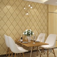3D Diamond Leather Self Adhesive Wall Sticker