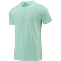 Men's Solid Eco-Friendly T-shirt Running Quick Dry Breathable Sportswear Short Sleeves Blank Printed Knitted