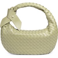 Simple Hand-woven Bag Stylish Round Tote Handbag Casual Vintage Shoulder Underarm Bag women pu leather bags