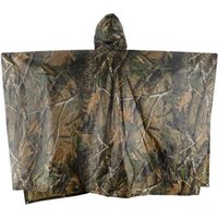 D562 Multifunctional Waterproof Men Women Camping Motorcycle Rain Poncho Camo Raincoat