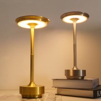 Wholesale Modern Hotel Restaurant Decor Portable Battery Touch Bar LED Small Metal Usb Aluminum Rechargeable Bar Table Lamp