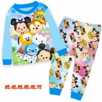 Cotton Cartoon Long Sleeve Pyjamas