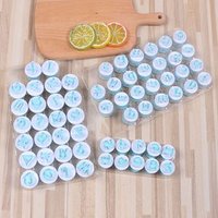 26pcs/Set Alphabet Letter Number Cake Cutter Decorative Tools Fondant Cake Biscuit Baking Mould Cookie Cutter