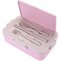 Wheat Straw Leak-Proof Lunch Box for Students