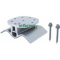 Easy Metal Solar Roof Mounting Clamp Corrugated Metal Roof Solar Wave Shape Solar Panel Fixing