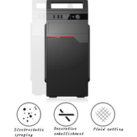 oem custom branded micro-ATX ITX ATXS mid tower be quiet desktop cube pc computer case with handle
